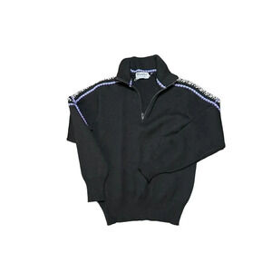 IIIeiter Women's Black Long Sleeve Zip Up‎ Lightweight Sweatshirt Size 36